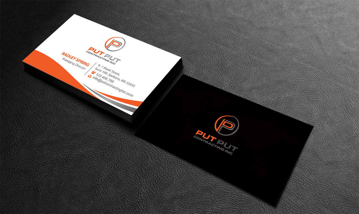 Business Card Design by alpesh9520 for Put Put Contracting Inc | Design #11769778