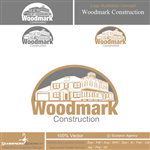 Diseño de Logo por Eric Lyon para Woodmark Construction, Inc. | Diseño #26122
