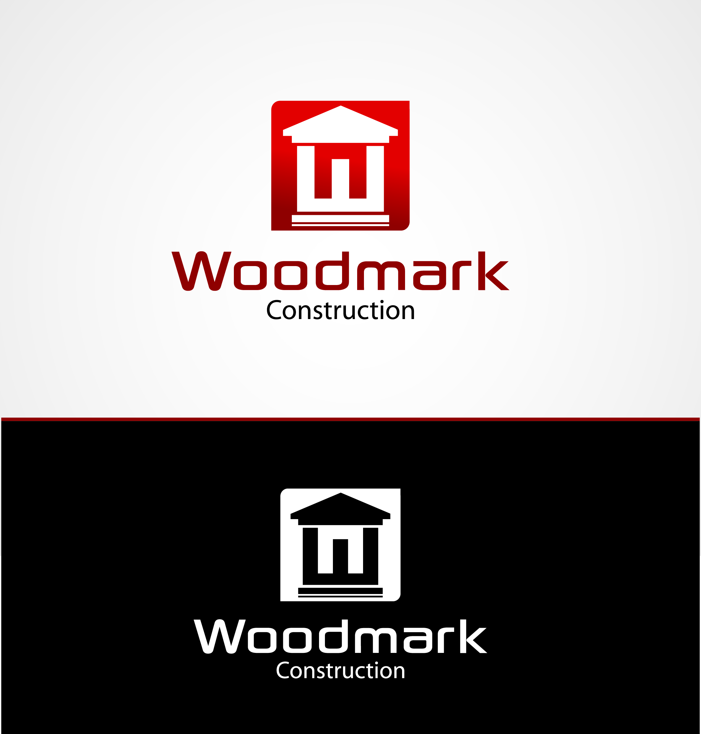 Logo Design by Smoov Designs for Woodmark Construction, Inc. | Design #25752