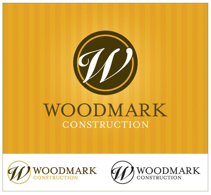 Logo Design by FireSide Design for Woodmark Construction, Inc. | Design #27026