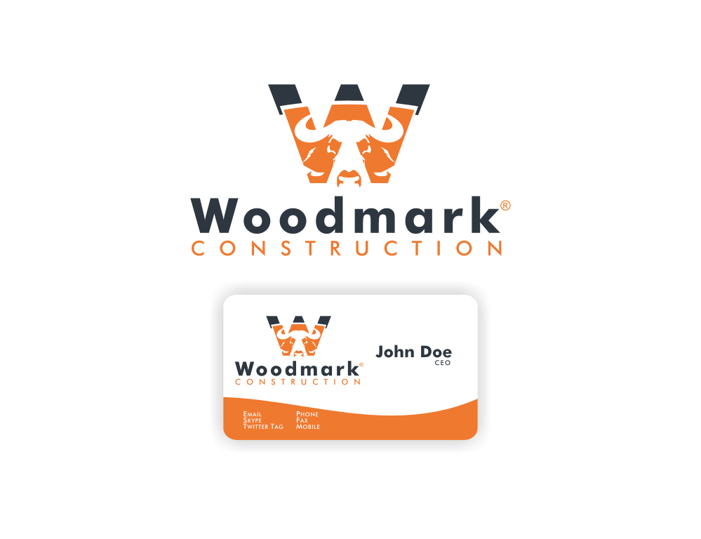 Logo-Design von SiddKidd für Woodmark Construction, Inc. | Design #28237