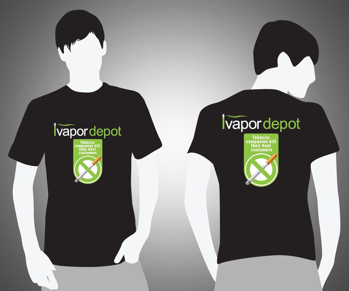 T-Shirt-Design von Yas media für IVapor Depot | Design #2355365