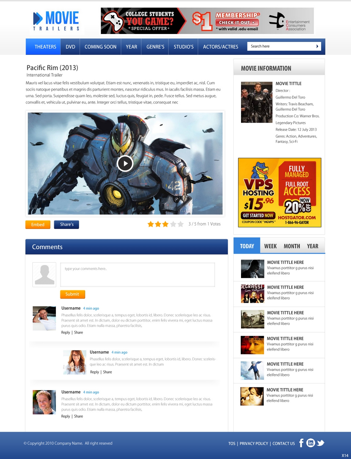 Web Design by pb for this project | Design #2357614