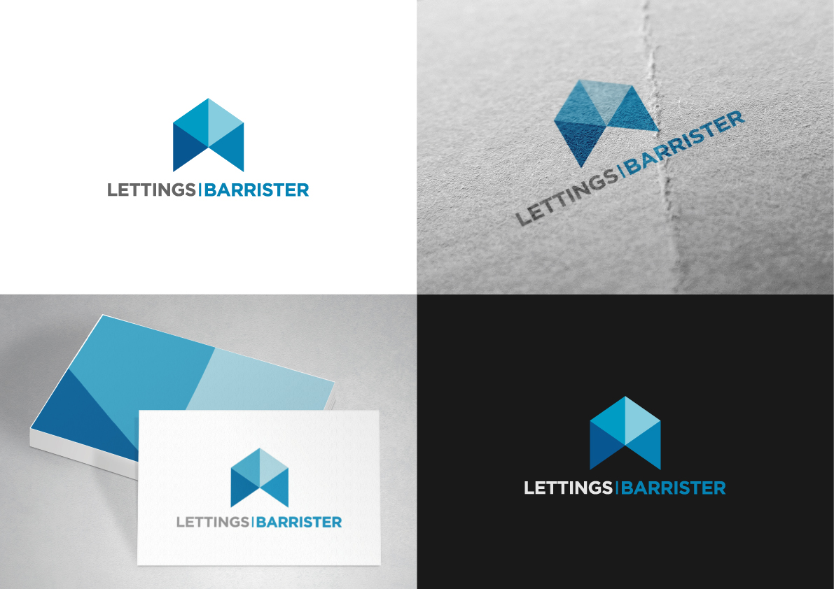 Logo Design by The Marble Peach for Lettings Barrister | Design #11871968