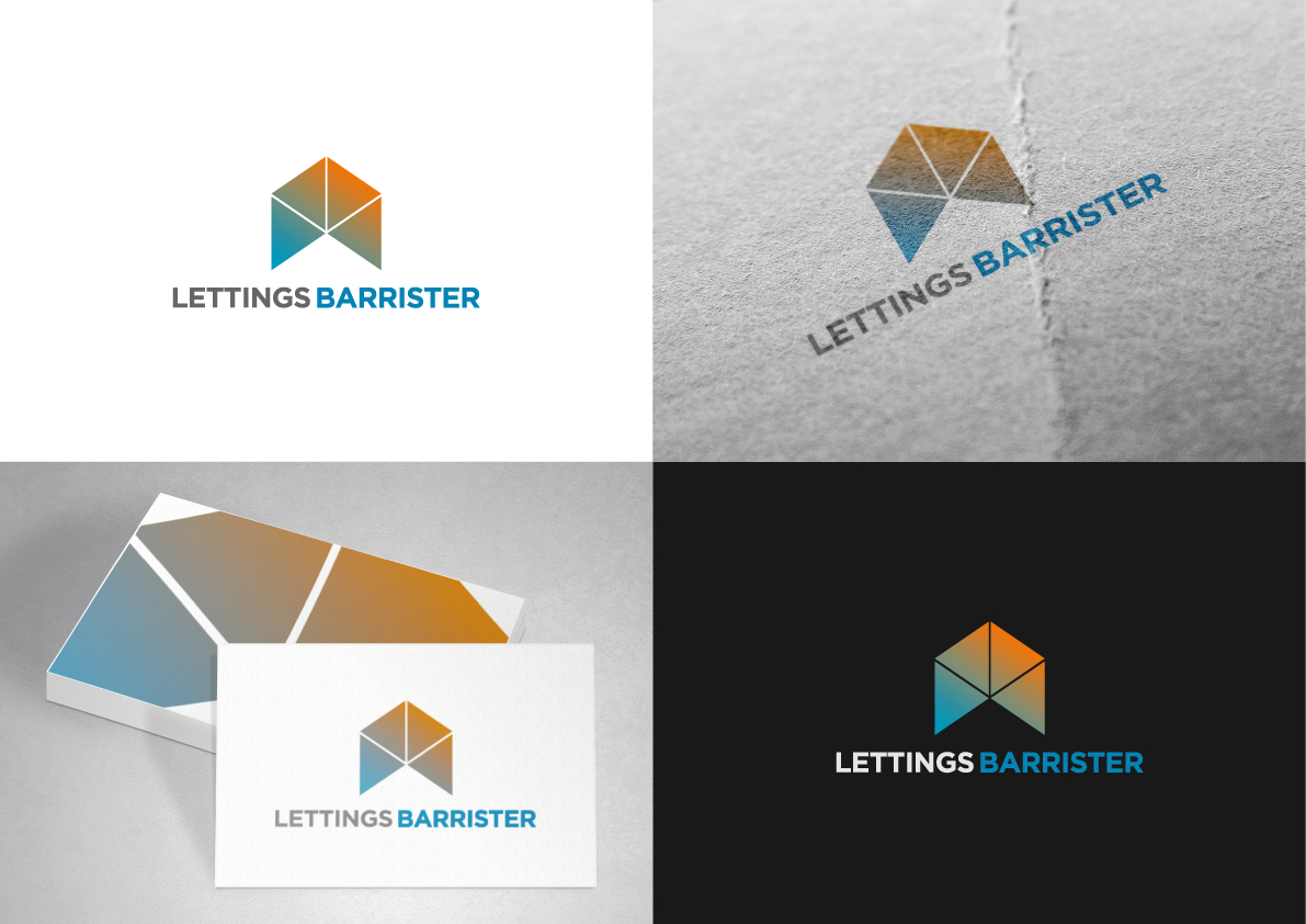Logo Design by The Marble Peach for Lettings Barrister | Design #11872892