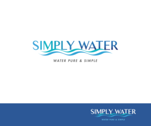 Purely Water  (Tag Line Water Pure & Simple) | Diseño de Logo por Gridline Concepts