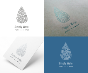 Purely Water  (Tag Line Water Pure & Simple) | Diseño de Logo por Farmiza