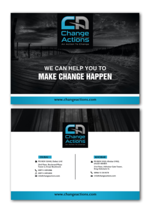 Flyer Design by creative.bugs for Change Actions Consulting | Design: #11810947