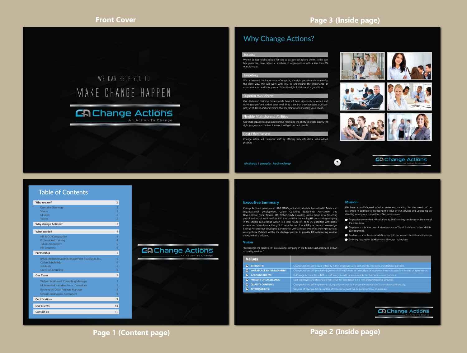 Flyer Design by Shiya@India for Change Actions Consulting | Design #11804564