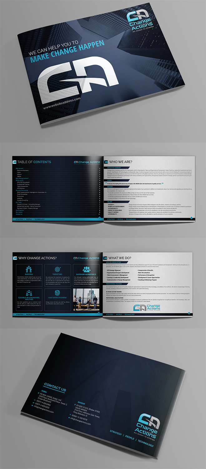 Flyer Design by SAI DESIGNS for Change Actions Consulting | Design #11849990