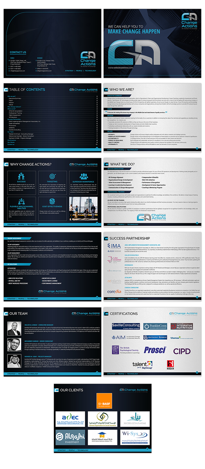 Flyer Design by SAI DESIGNS for Change Actions Consulting | Design #11949001