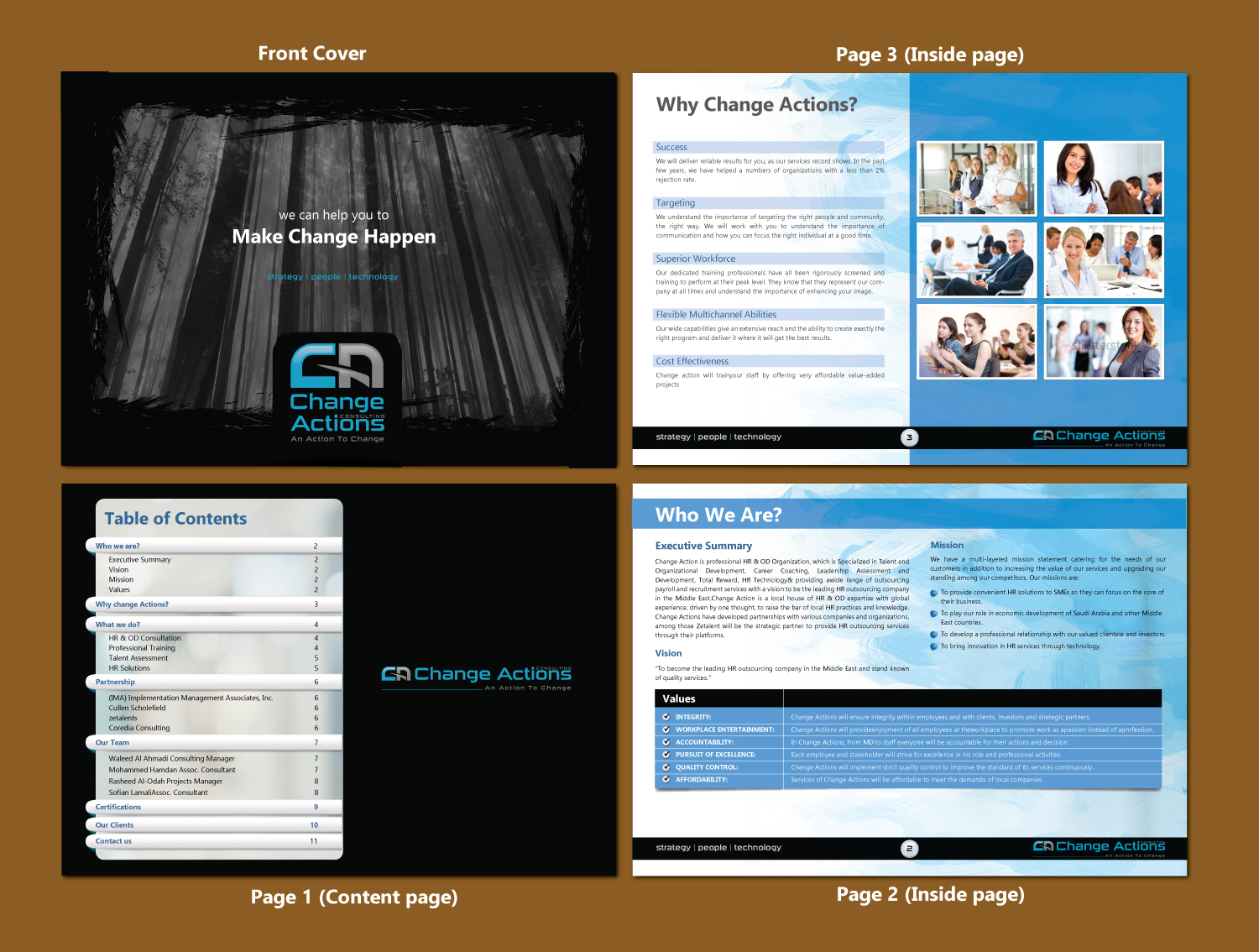 Diseño de Flyer por meet007 para Change Actions Consulting | Diseño #11800043