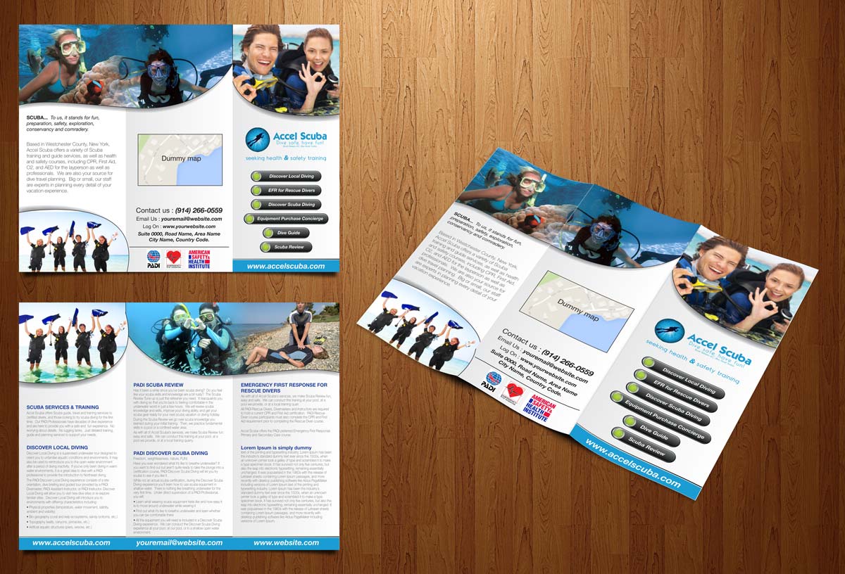 Diseño de Brochure por theblueart para Accel Advisors LLC | Diseño #2357621