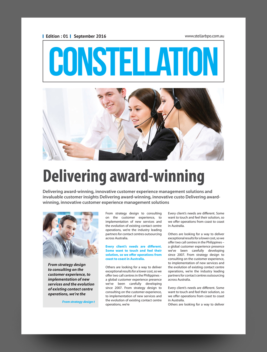 Newsletter Design by rkailas for this project | Design #11820422