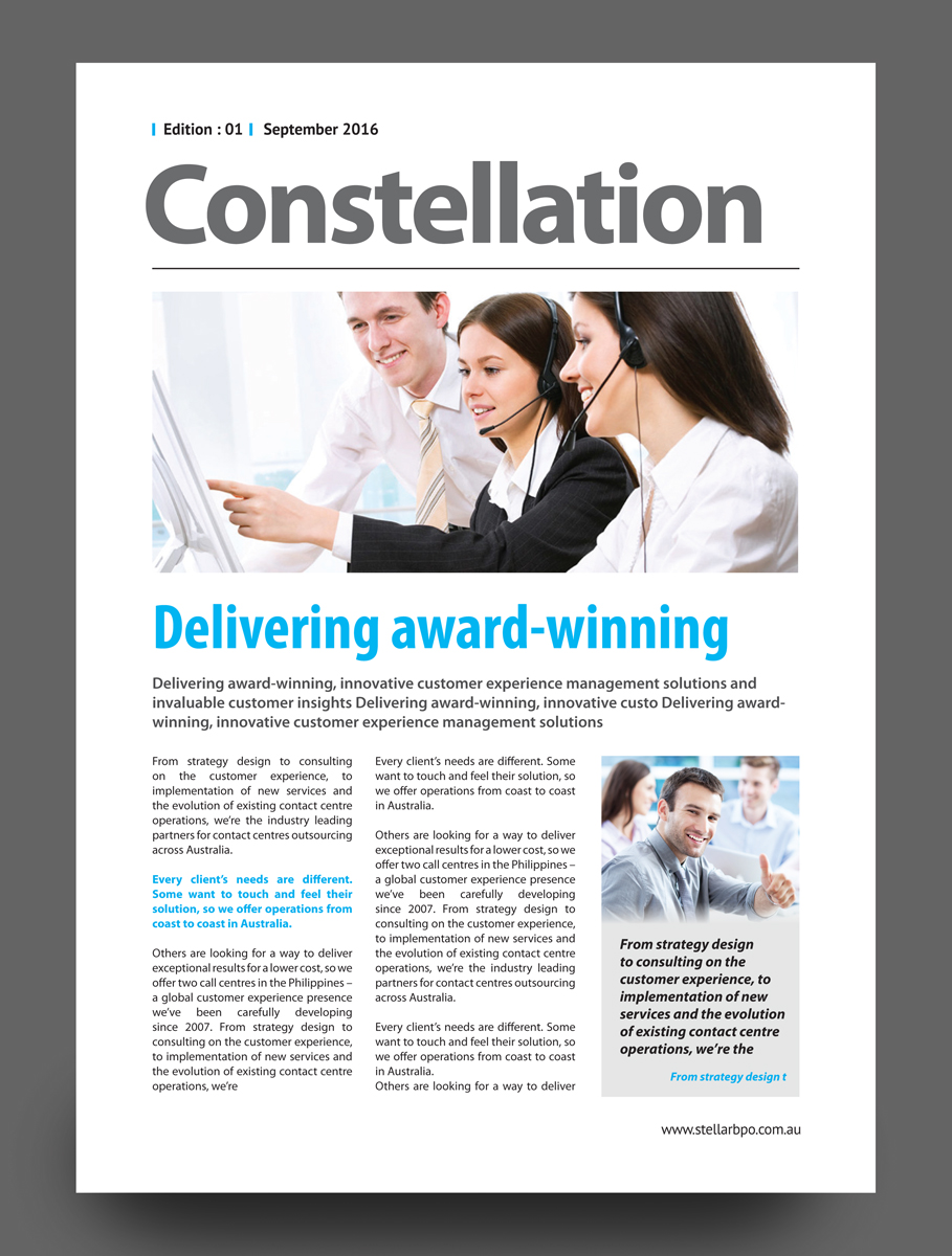 Newsletter Design by rkailas for this project | Design #11820427