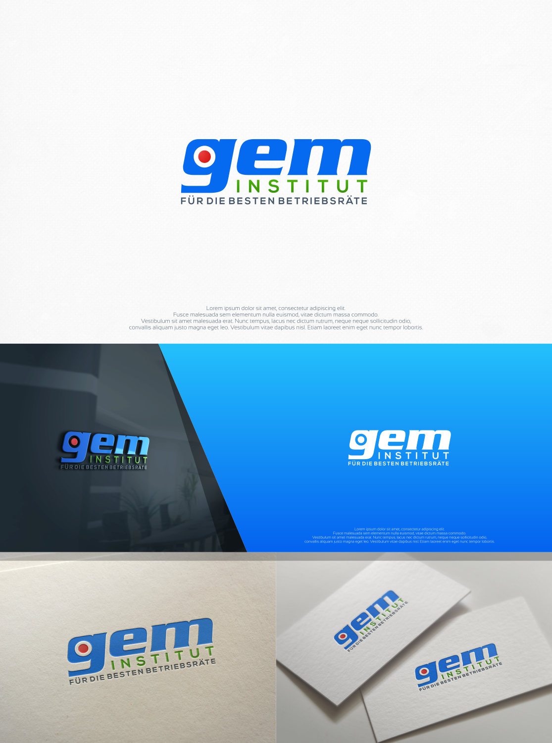 Logo Design by jenggot_merah_ for Institut gem | Design #11787194