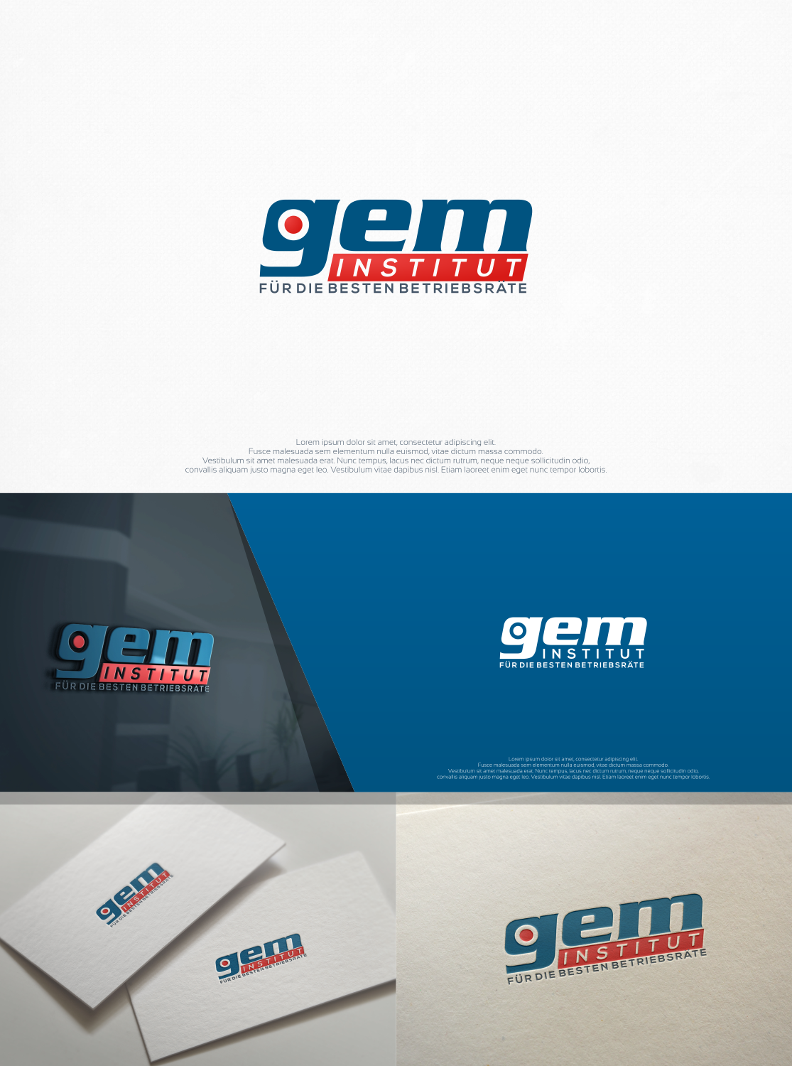 Logo Design by jenggot_merah_ for Institut gem | Design #11790425