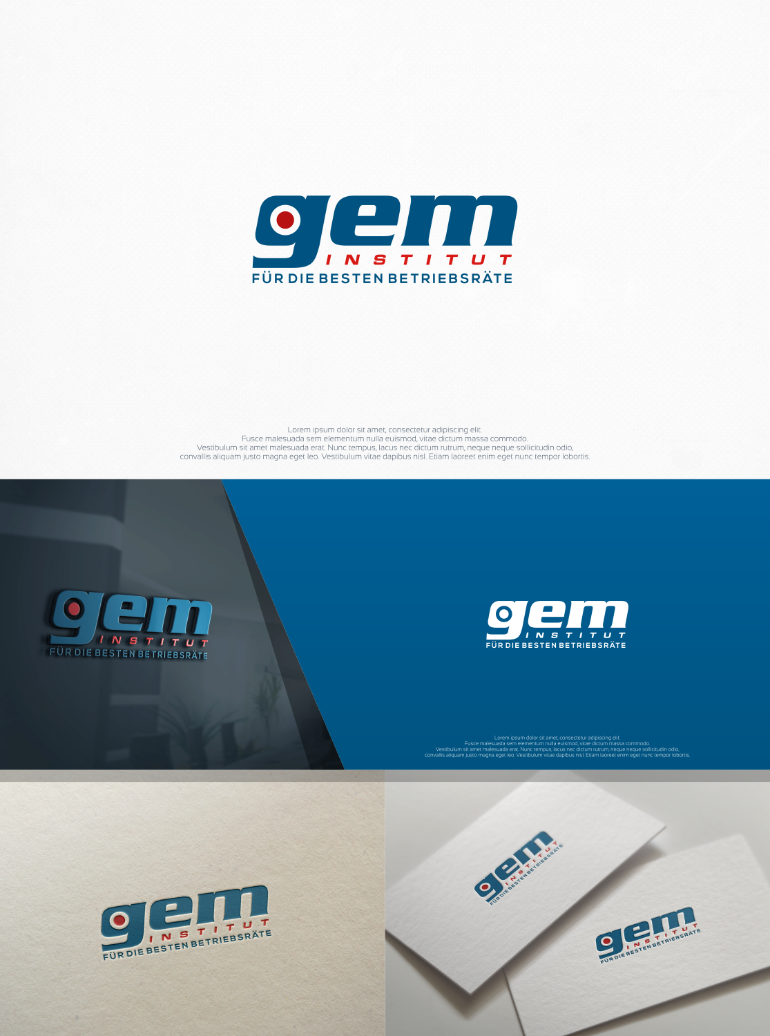 Logo Design by jenggot_merah_ for Institut gem | Design #11808510