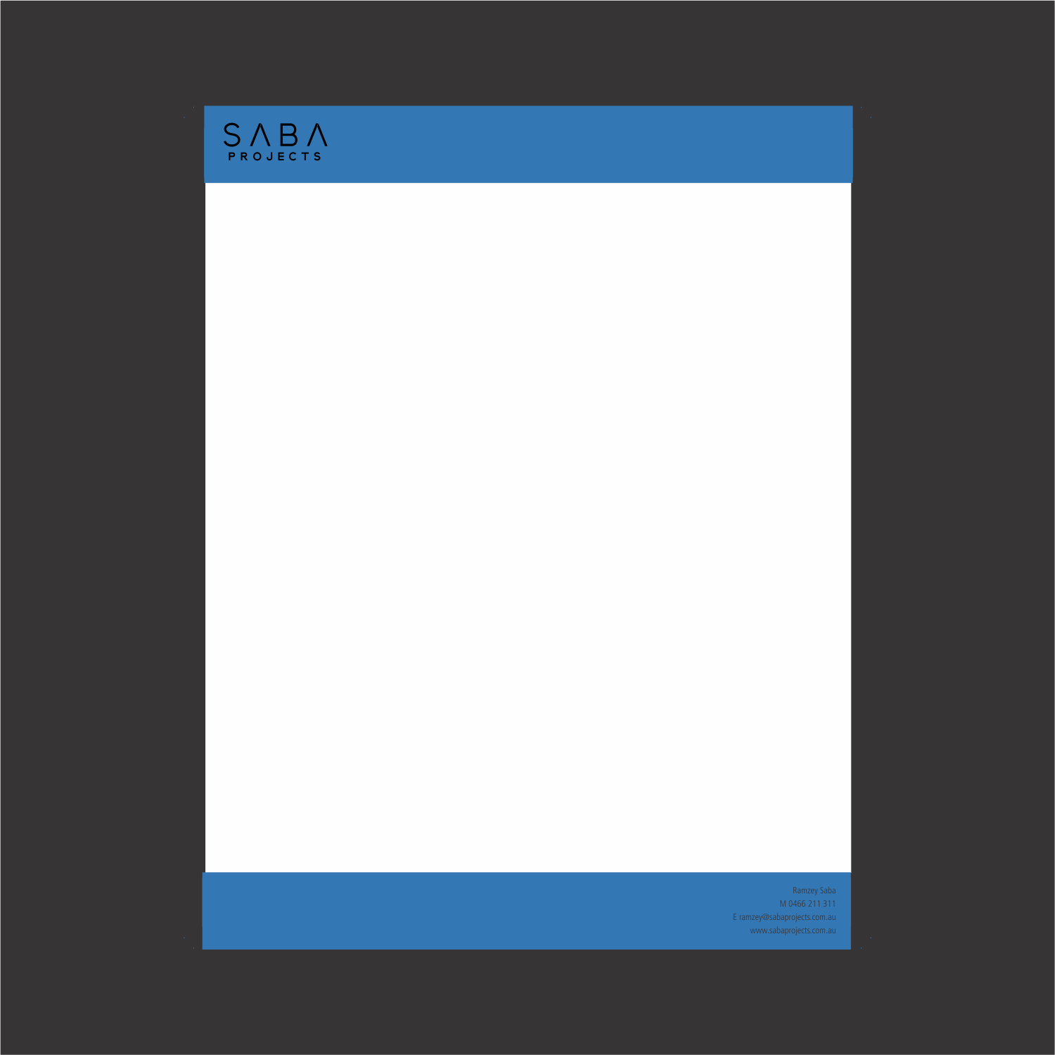 Logo Design by Maulana 2023 for saba projects | Design #12004890