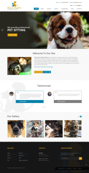 Web Design by pb for Alamo Heights Petsitting Club | Design: #11802818