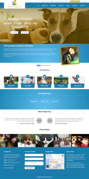 Web Design by cCopilot for Alamo Heights Petsitting Club | Design: #11852732