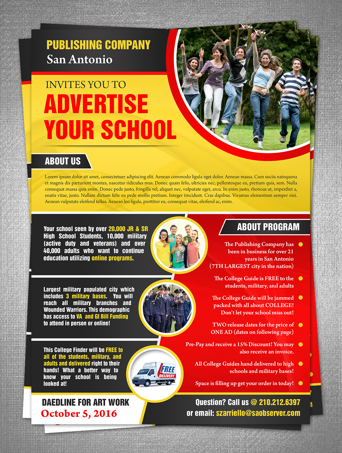 Diseño de Flyer por aspiremedia para este proyecto | Diseño #11779396