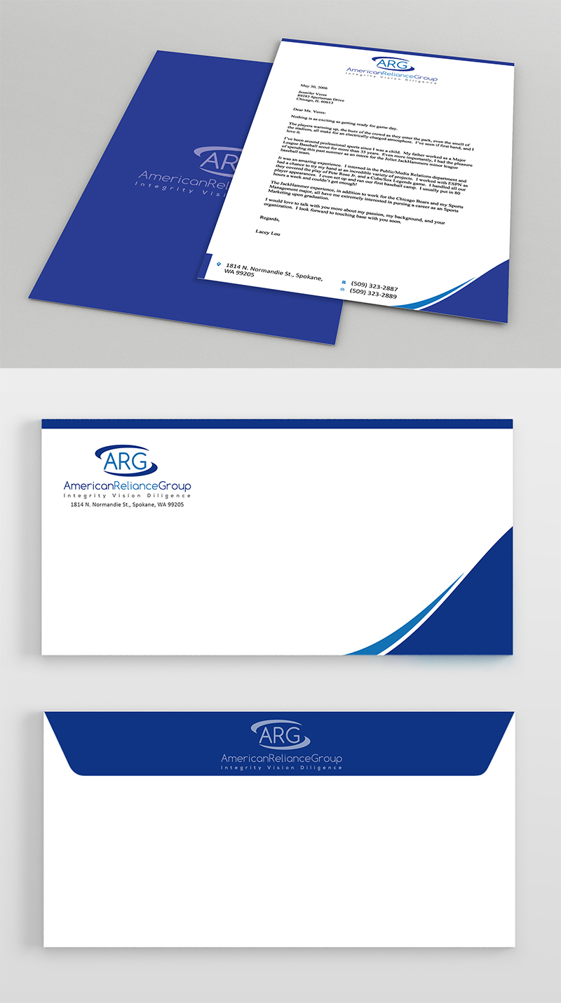 Design de Papeterie par anshtoyj pour American Reliance Group, INC | Design #11814142