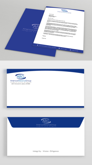 Stationery Design by  anshtoyj for American Reliance Group, INC | Design #11814147