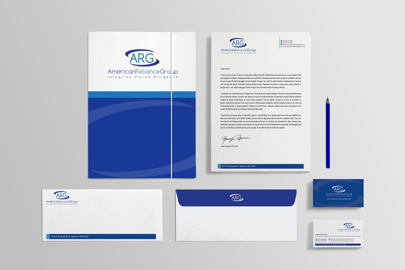 Diseño de Papelería por Designs 2019 para American Reliance Group, INC | Diseño #11858489