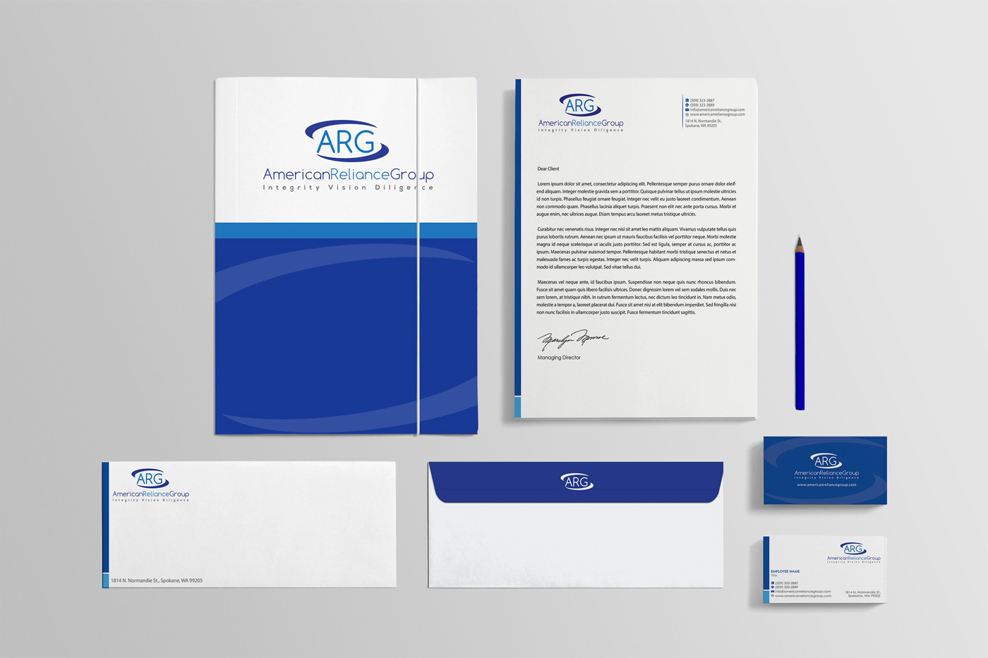 Stationery Design by Designs 2019 for American Reliance Group, INC | Design #11858490