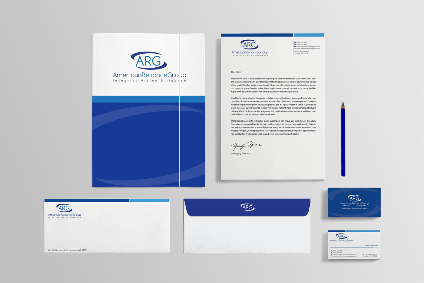 Diseño de Papelería por Designs 2019 para American Reliance Group, INC | Diseño #11858491