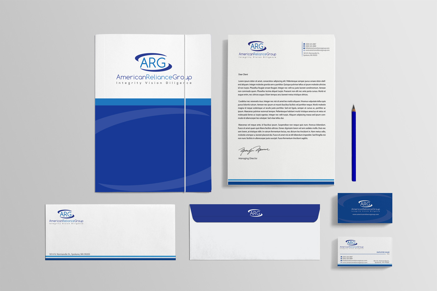 Diseño de Papelería por Designs 2019 para American Reliance Group, INC | Diseño #11859248