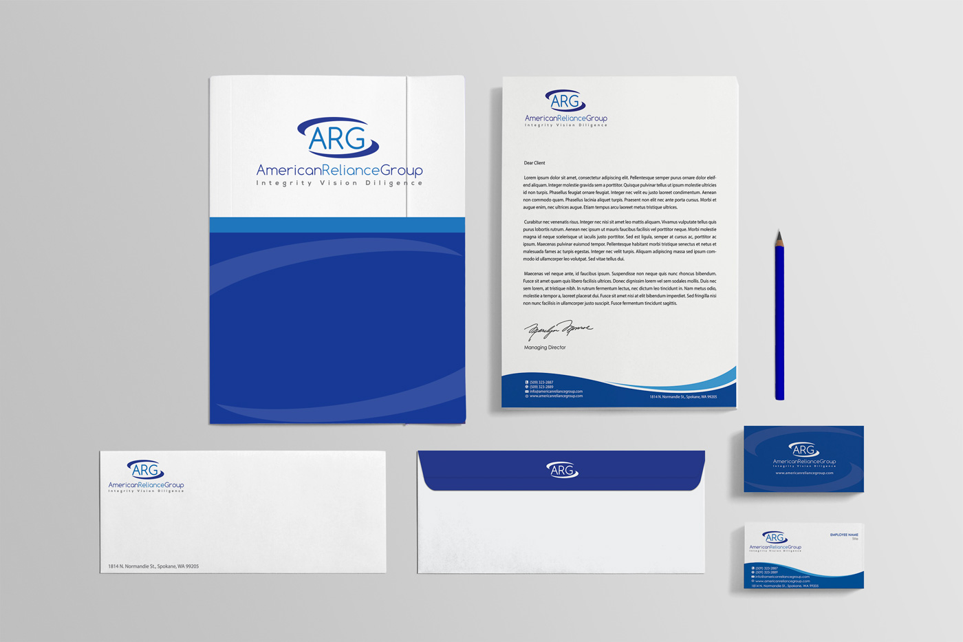 Diseño de Papelería por Designs 2019 para American Reliance Group, INC | Diseño #11859249