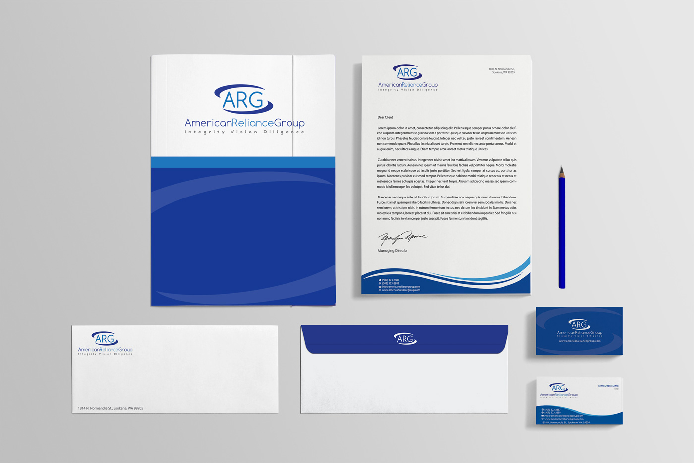 Diseño de Papelería por Designs 2019 para American Reliance Group, INC | Diseño #11859250