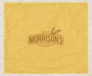 Not sure - We have two companies, Morrison's Custom Feeds, Inc. and Morrison's Feed Bag, Inc. | Logo Design by Luc1ano