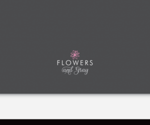 Flowers and Gray  | Diseño de Logo por AD-X