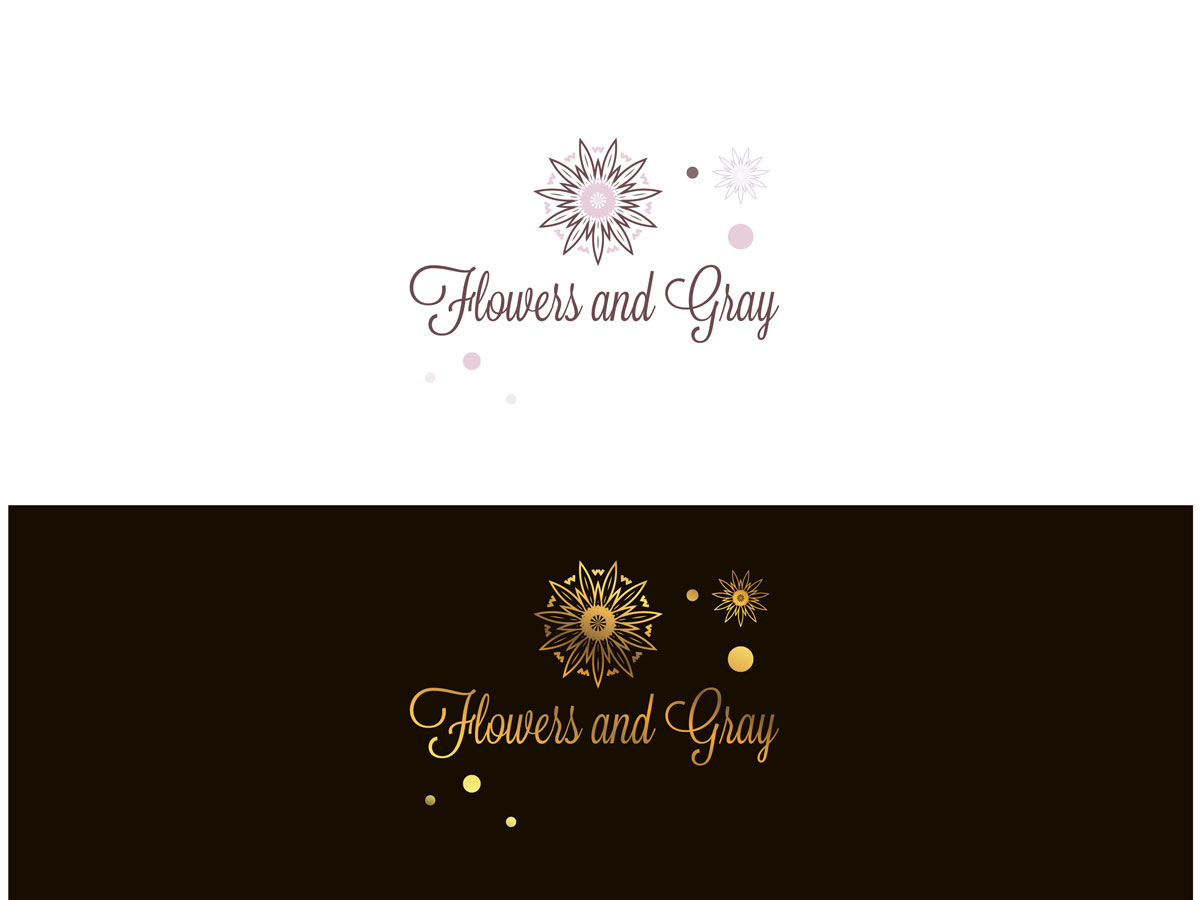 Logo Design by sbelogd for Flowers and Gray | Design #11815144