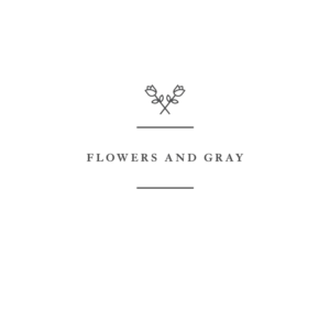 Logo Design by sunmoon for Flowers and Gray | Design: #11784041