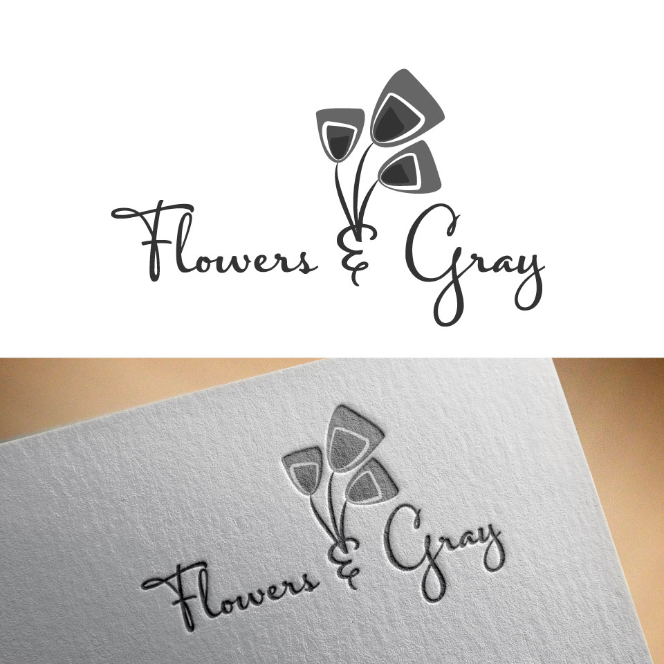 Diseño de Logo por designstarla para Flowers and Gray | Diseño #11850498