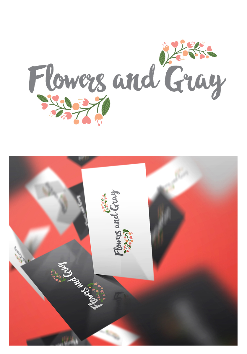 Diseño de Logo por Fk_Design para Flowers and Gray | Diseño #11863686