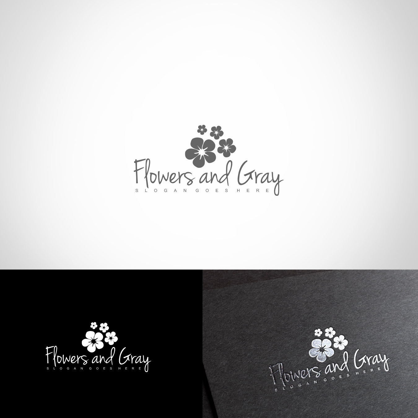 Diseño de Logo por Art creators para Flowers and Gray | Diseño #11788580