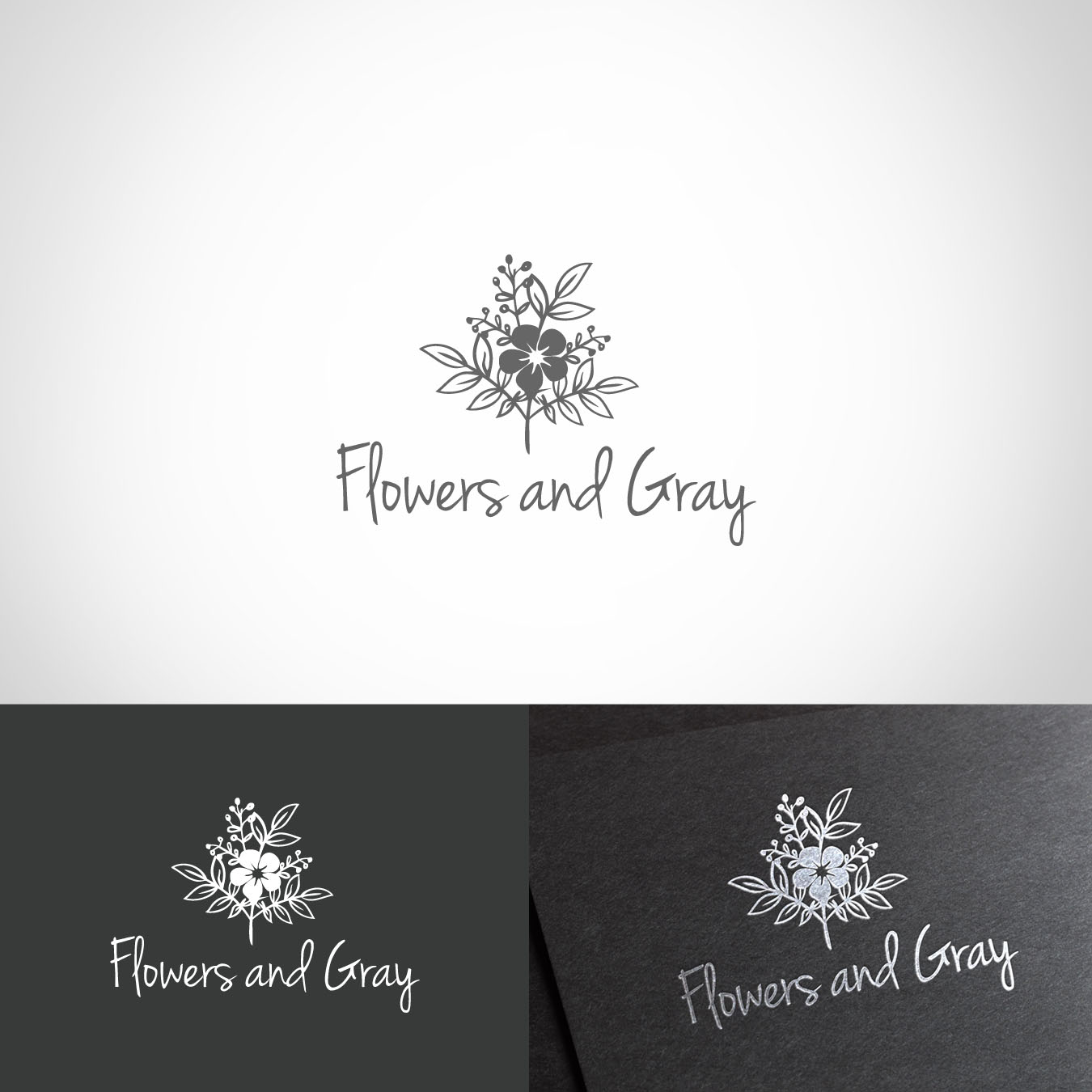 Diseño de Logo por Art creators para Flowers and Gray | Diseño #11813338