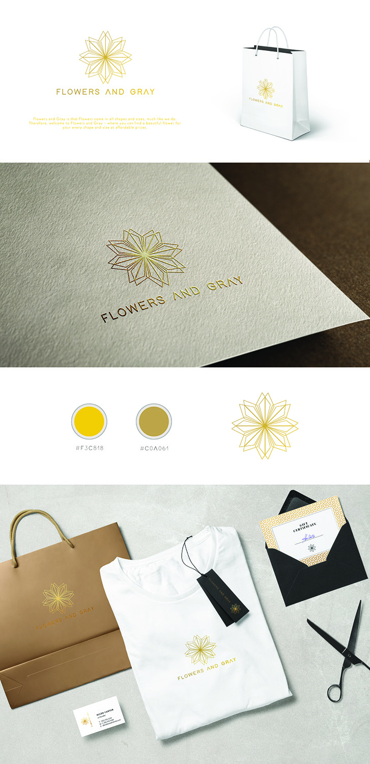 Diseño de Logo por NSA para Flowers and Gray | Diseño #11853039