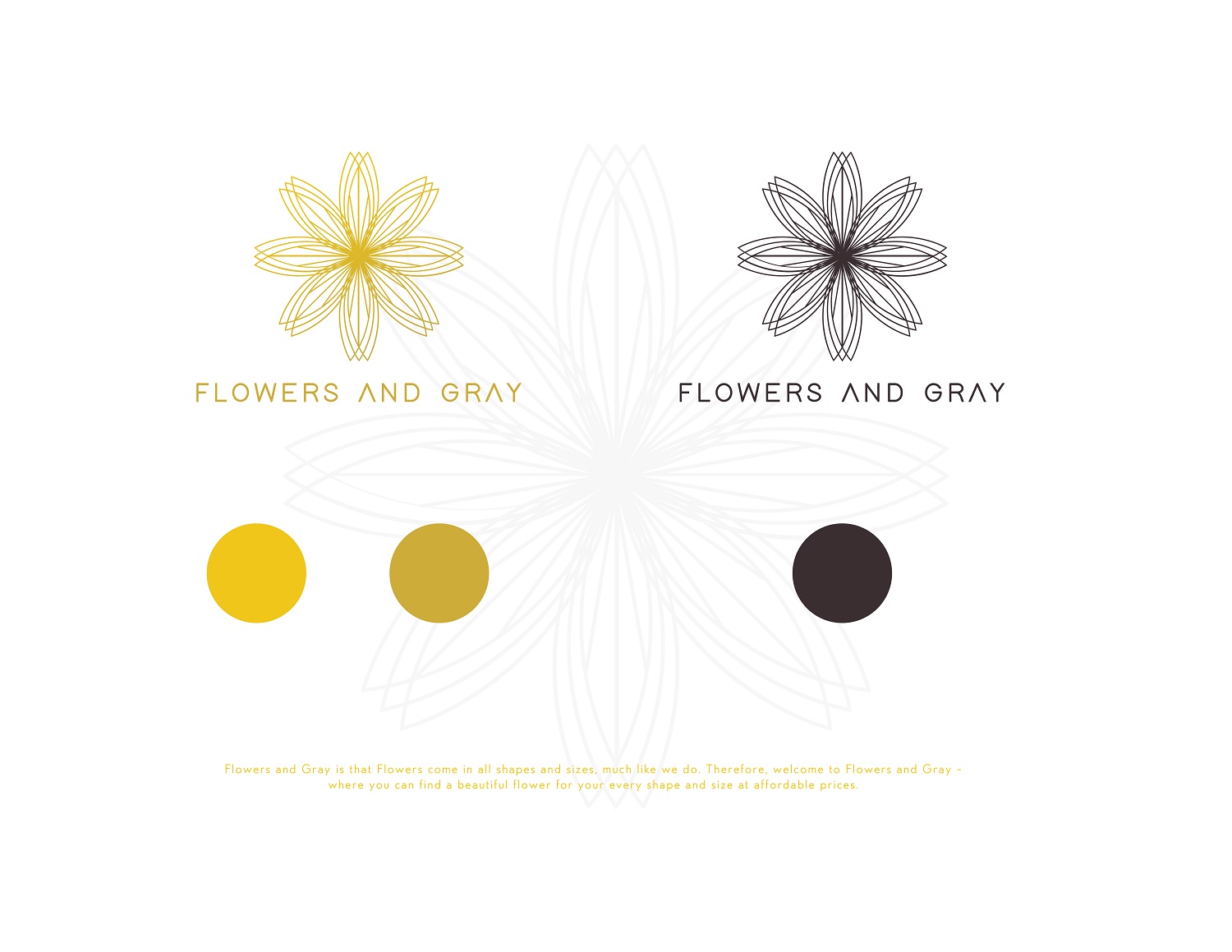 Diseño de Logo por NSA para Flowers and Gray | Diseño #11869197