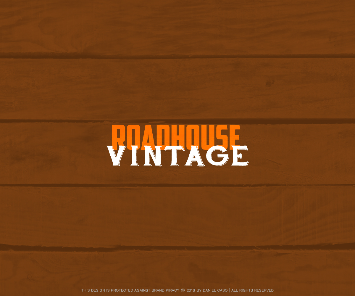 Diseño de Logo por Daniel Caso Design para Roadhouse Vintage | Diseño #11853763