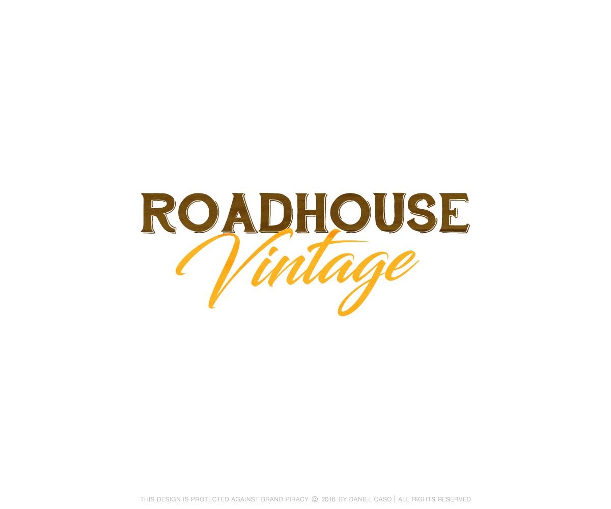 Diseño de Logo por Daniel Caso Design para Roadhouse Vintage | Diseño #11853765