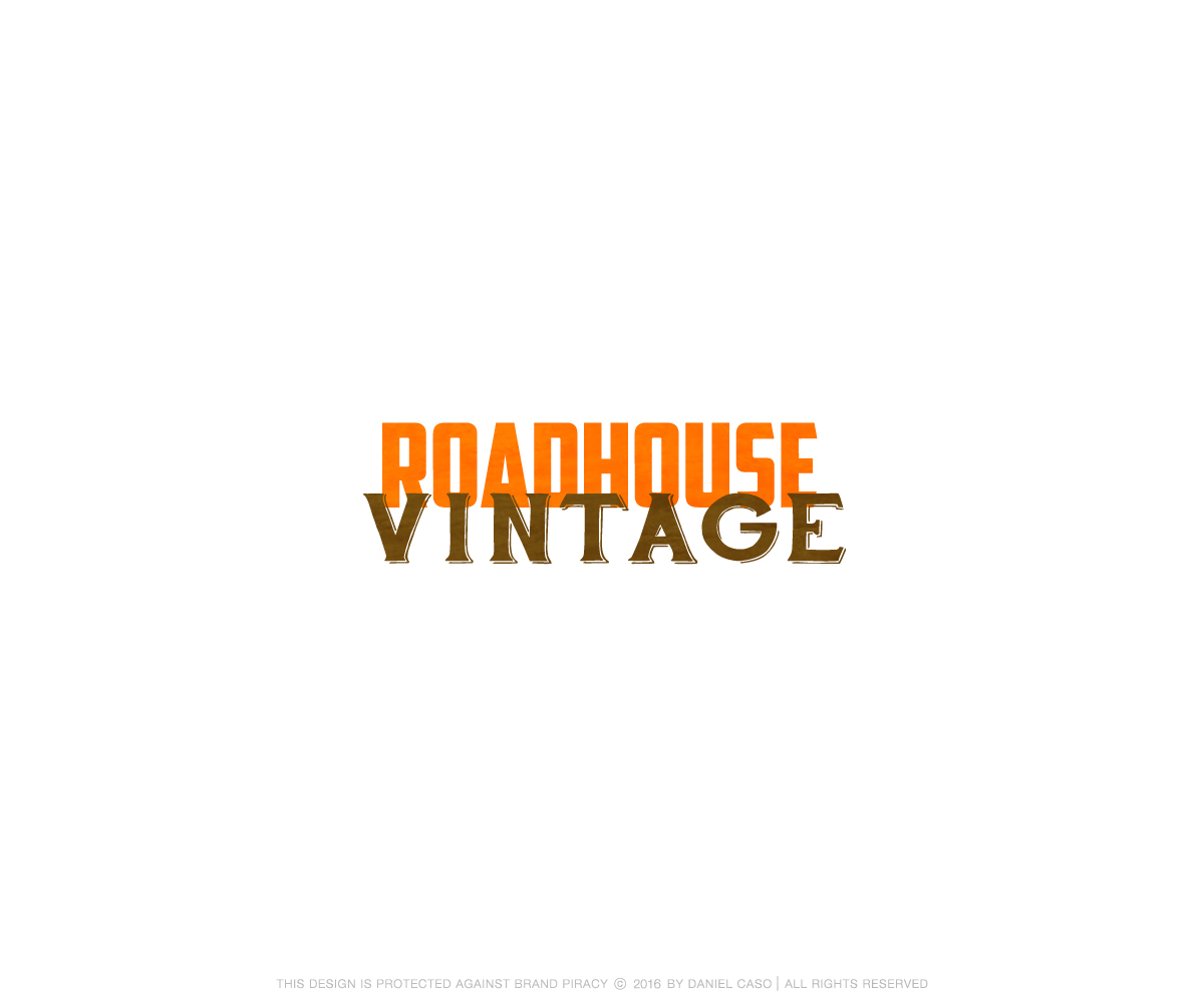 Logo Design by Daniel Caso Design for Roadhouse Vintage | Design #11853766