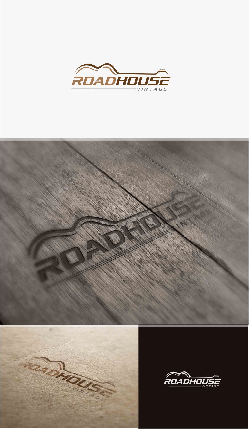 Logo Design by artswolf for Roadhouse Vintage | Design #11947900