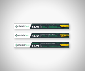 Banner Ad Design by neboica for StableHost.com | Design: #11774874