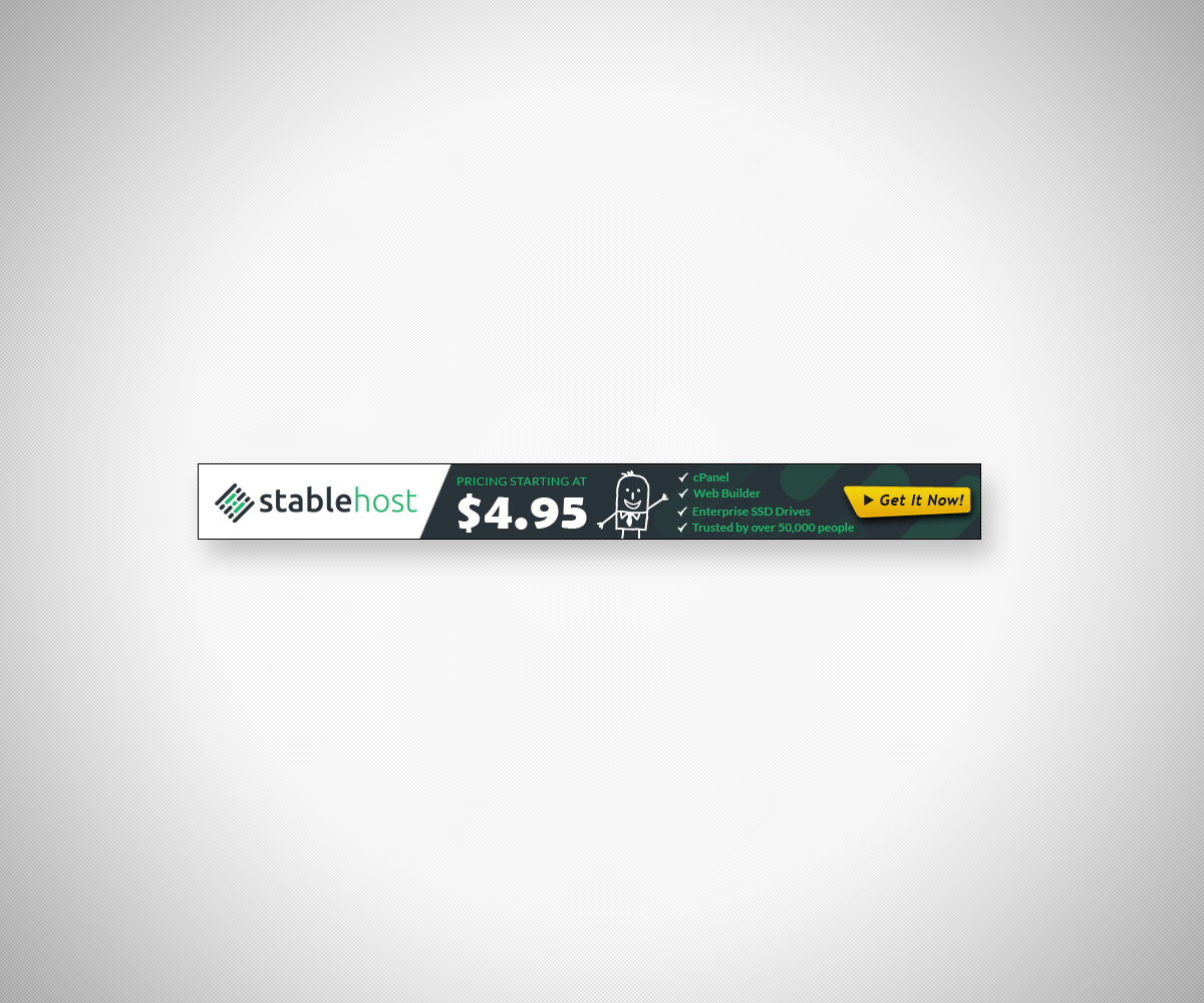Banner Ad Design by neboica for StableHost.com | Design #11774950